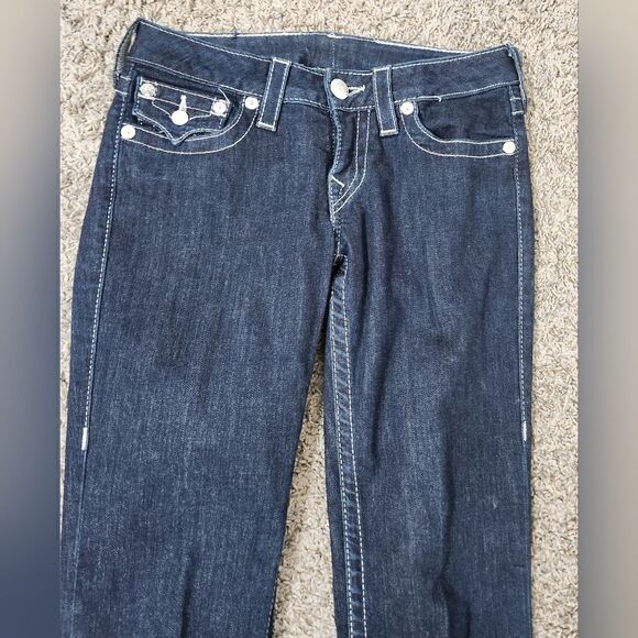 True Religion BECCA BIG T STITCH BOOTCUT JEANSize 28 - Picture 7 of 13